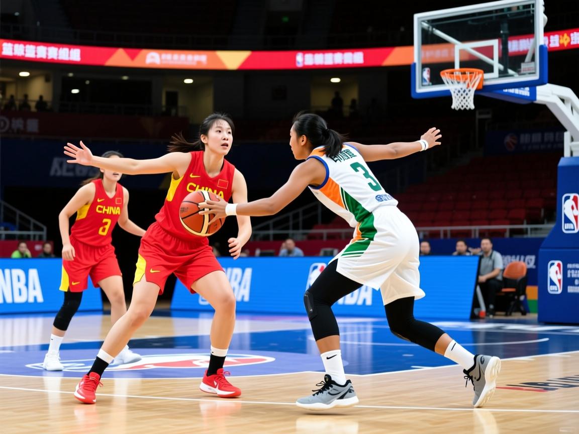篮球亚锦赛女子组:中国女队横扫印度取胜